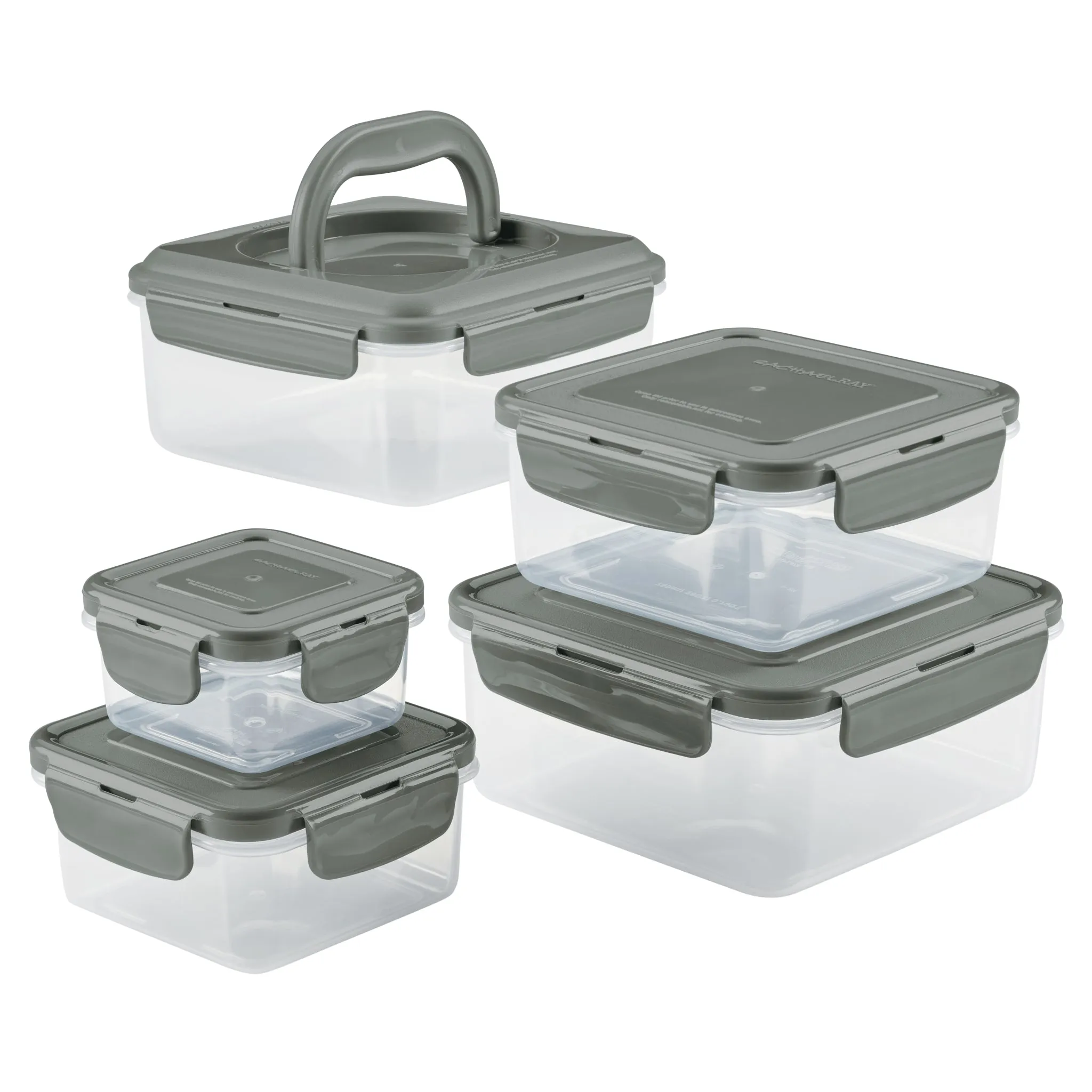 10-Piece Nestable Food Storage Containers