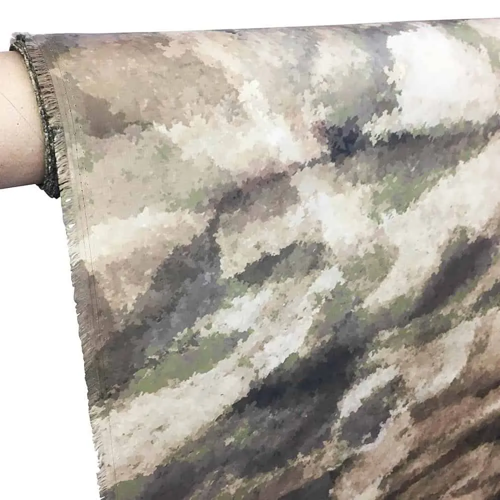 1.1 oz Ripstop Polyester - A-TACs AU Camo