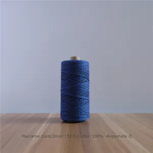 2MM MACRAME ROPE - MIDNIGHT BLUE