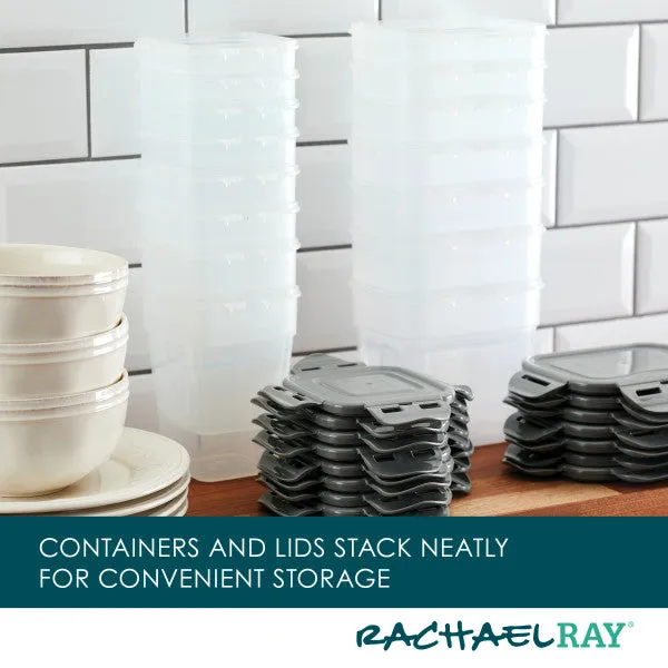 30-Piece Stacking Storage Containers