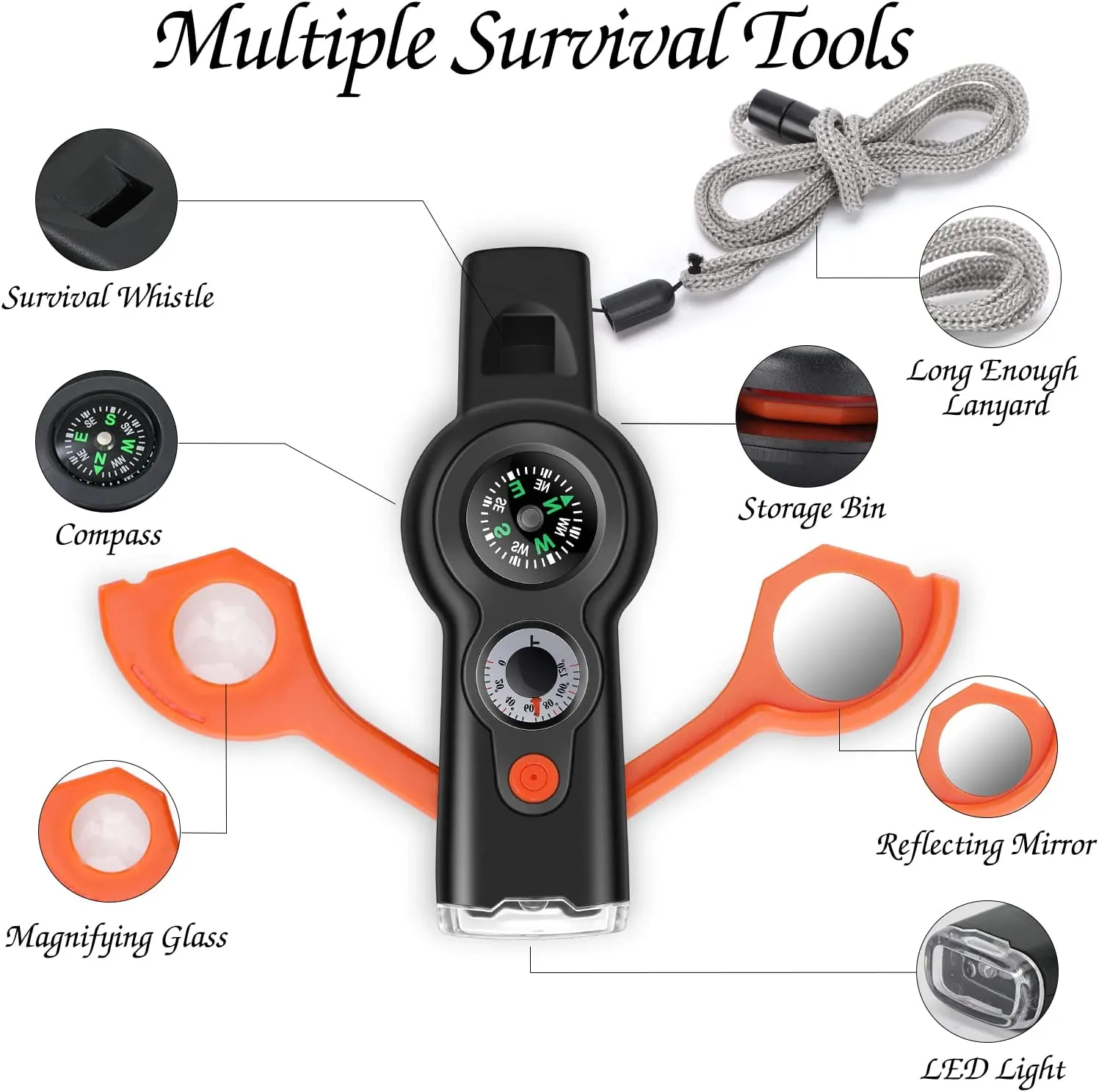 7-in-1 Emergency Survival Tool