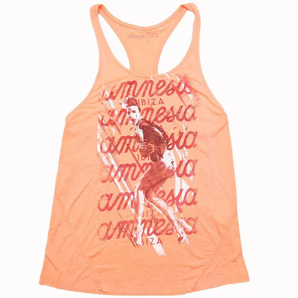 Amnesia Ibiza Cyber Women's Orange Vest