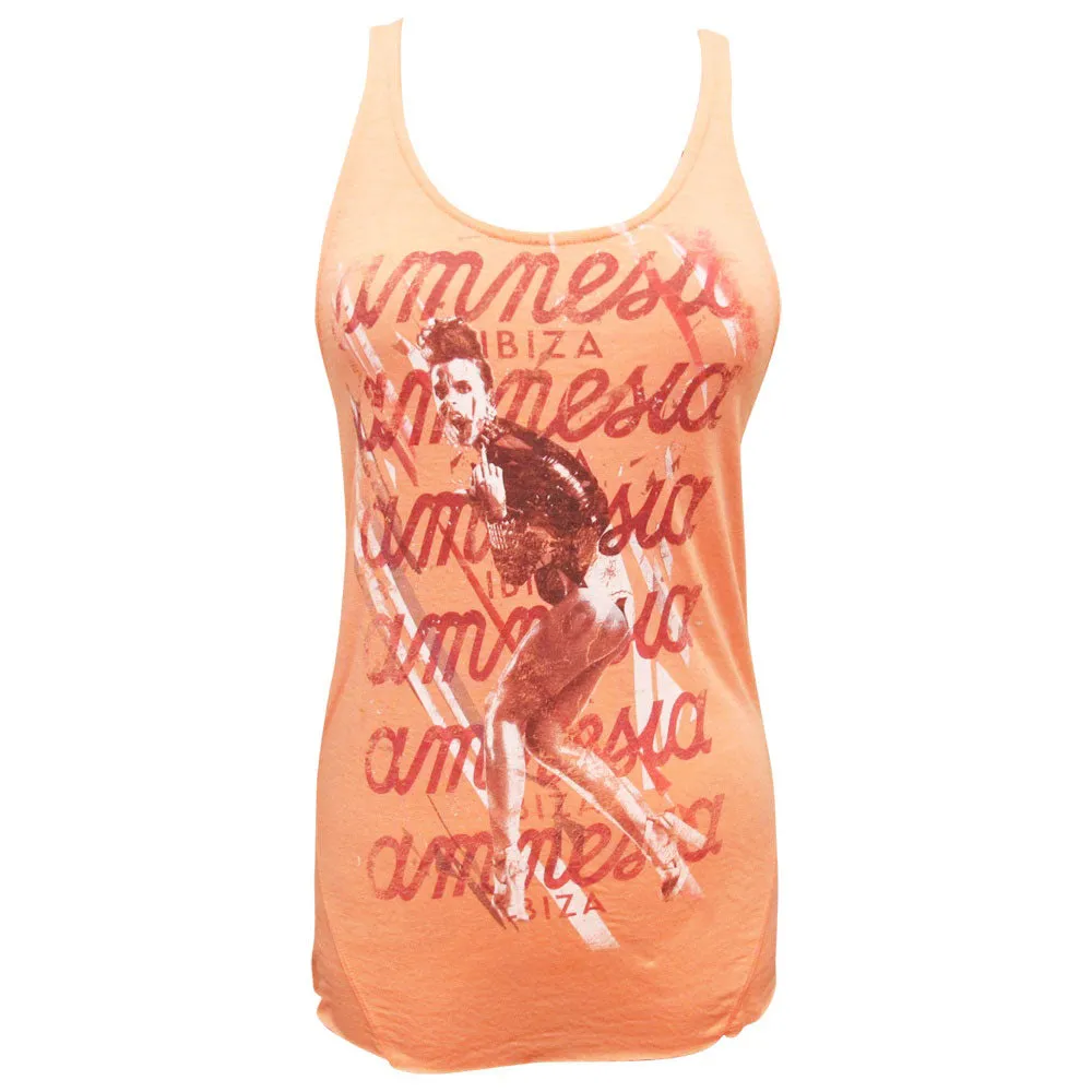 Amnesia Ibiza Cyber Women's Orange Vest