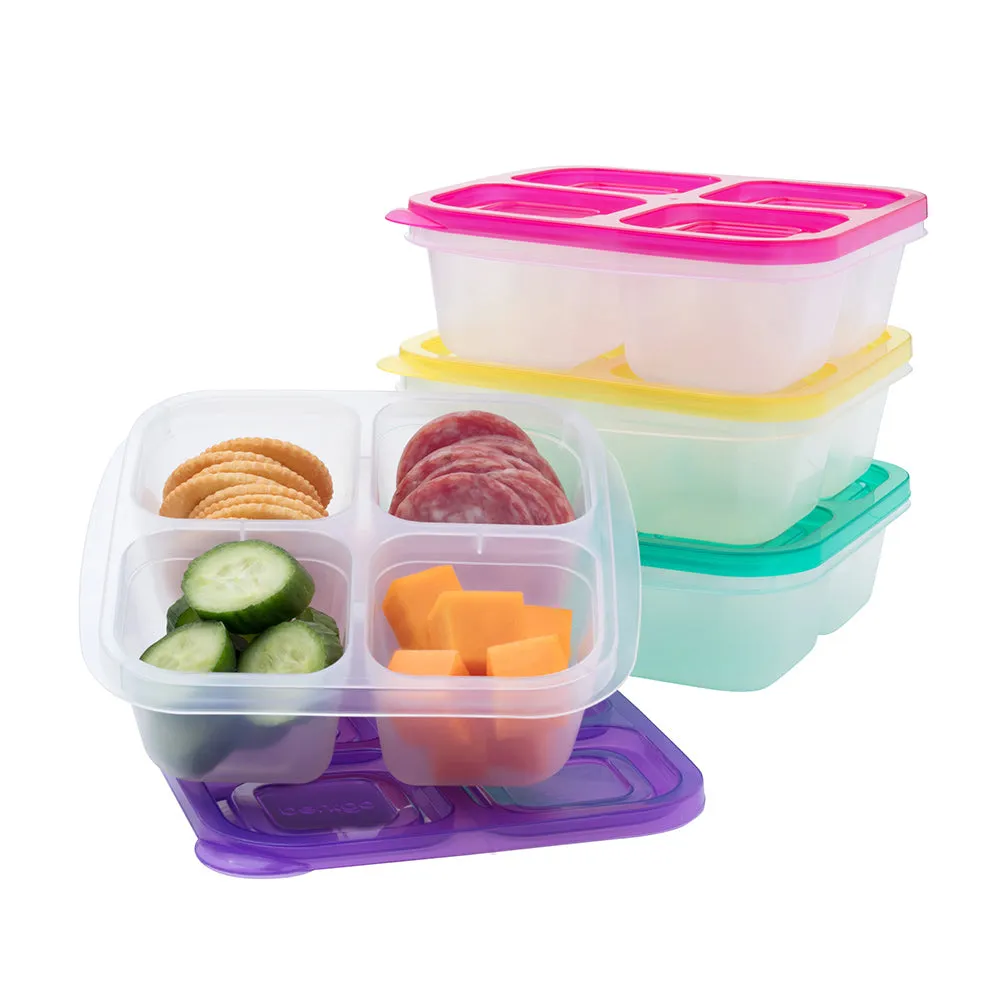 Bentgo Easyboxes 4-Compartment Snack Containers 8-Piece Set