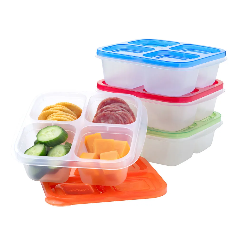 Bentgo Easyboxes 4-Compartment Snack Containers 8-Piece Set