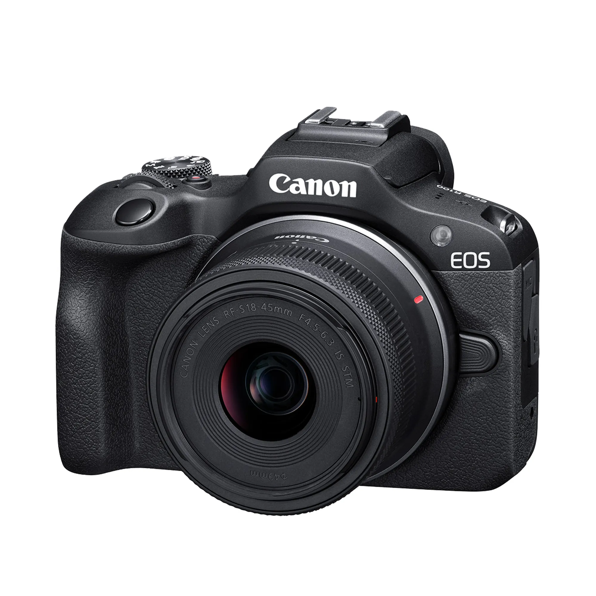 Canon EOS R100 Mirrorless Camera with RF-S 18-45mm F4.5-6.3 IS STM Lens