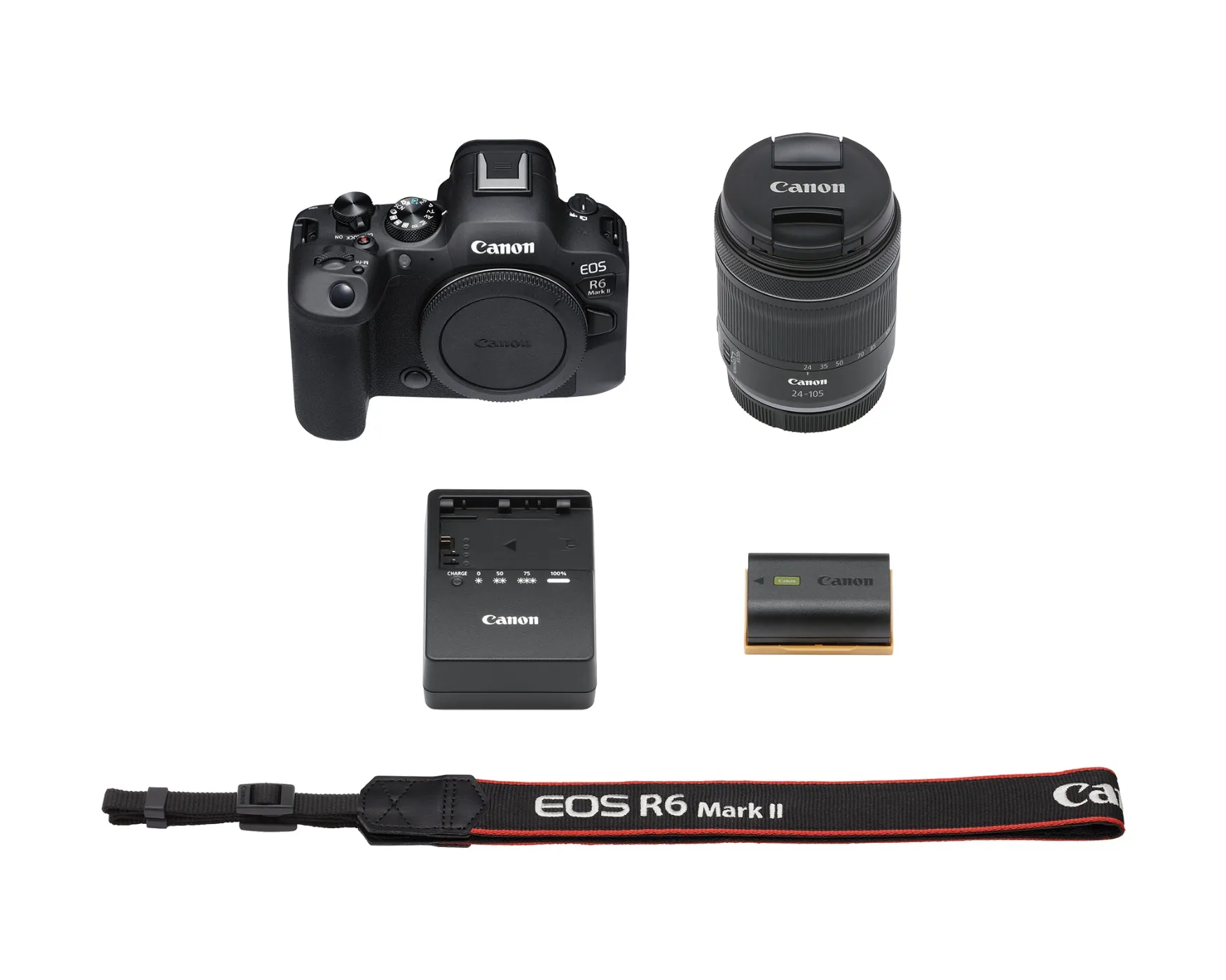 Canon EOS R6 II Mirrorless Camera with RF 24-105mm f/4-7.1 IS STM Lens