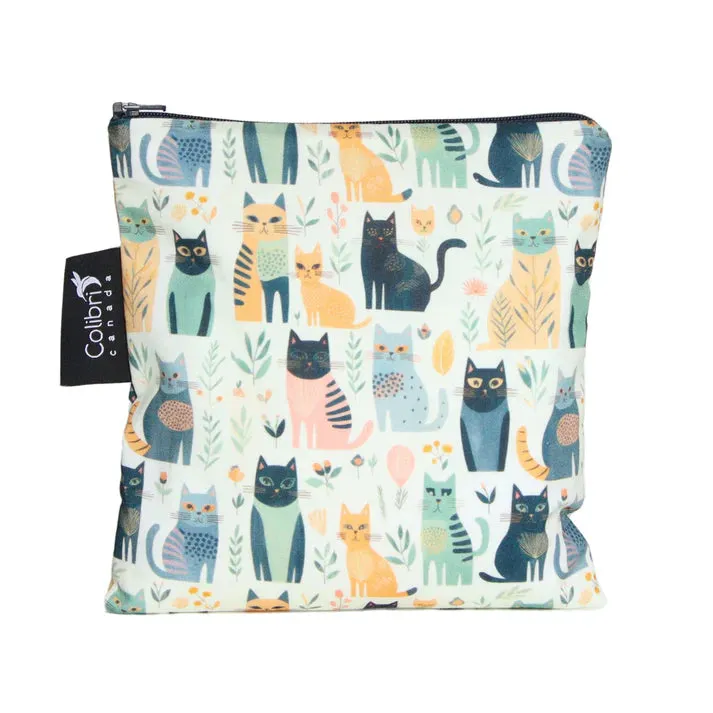 Colibri Reusable Snack Bag - Cats