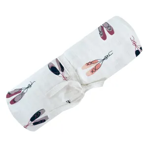 Cotton muslin swaddle - Ballerina | Partnership