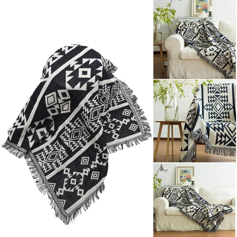 Cotton Sofa Throw Blanket Chair