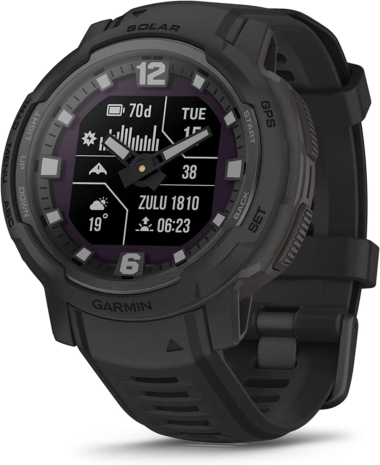 Garmin Instinct Crossover Rugged Hybrid GPS Smartwatch