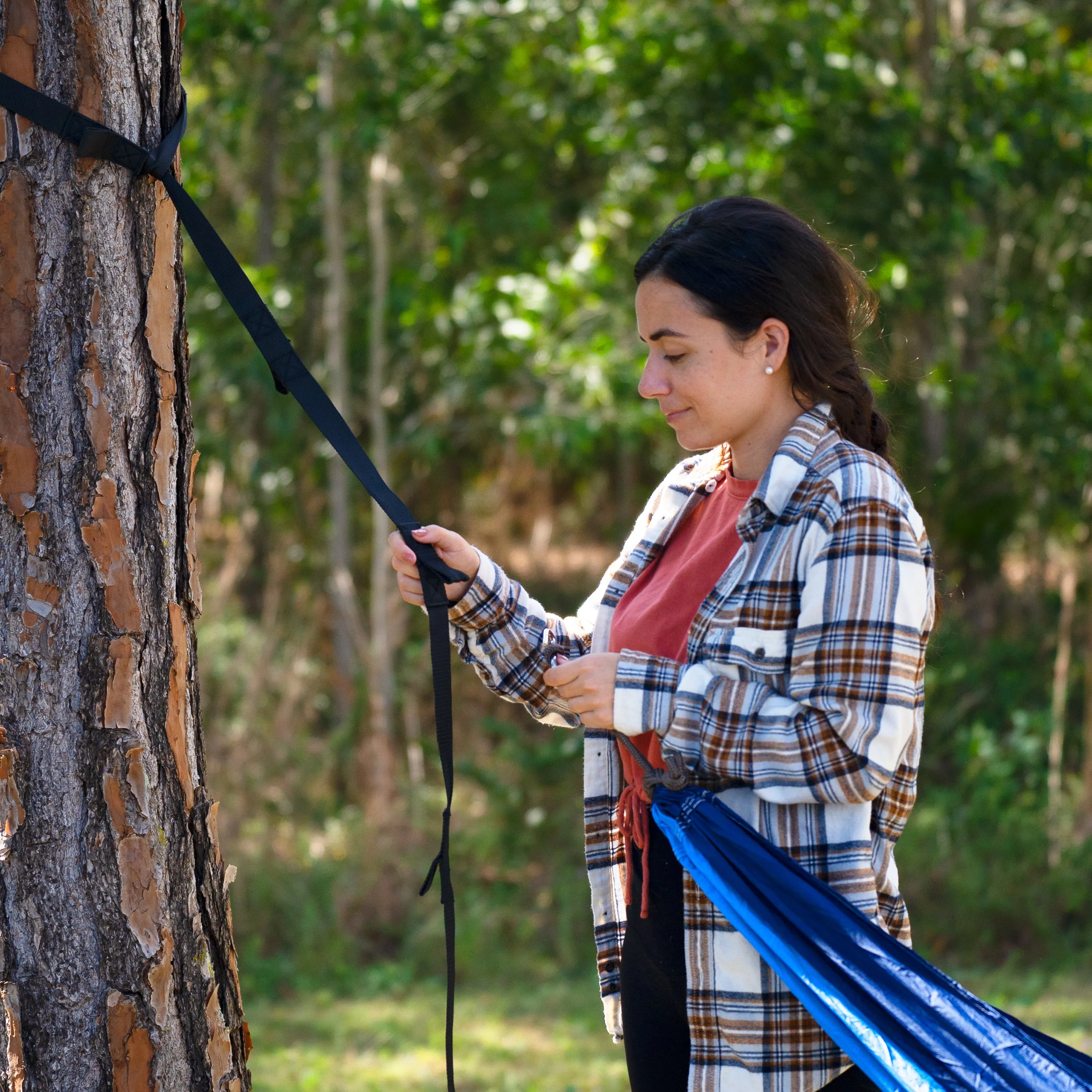 Hammock in a Bag w/ Mosquito Net & Adjustable Tree Straps | 54-in. Wide | Weather & UV Resistant | 350 Lb. Capacity