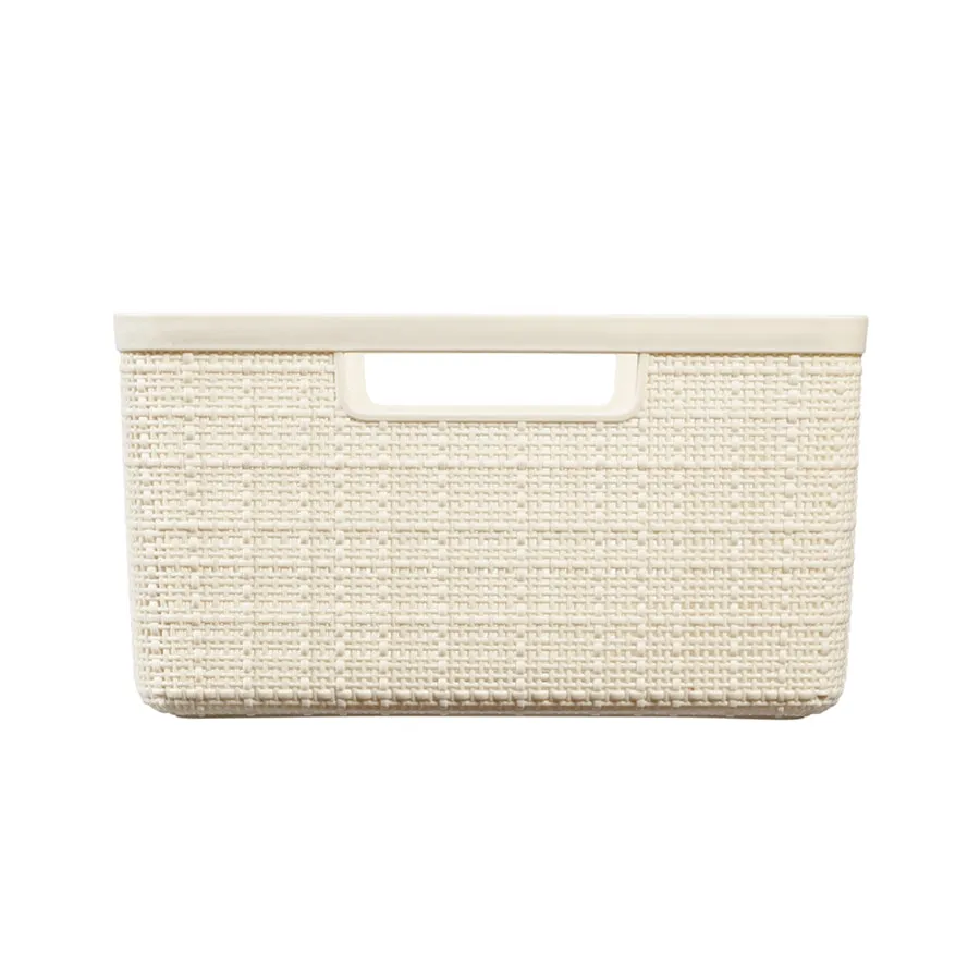 Jute Medium Basket 12L Off White