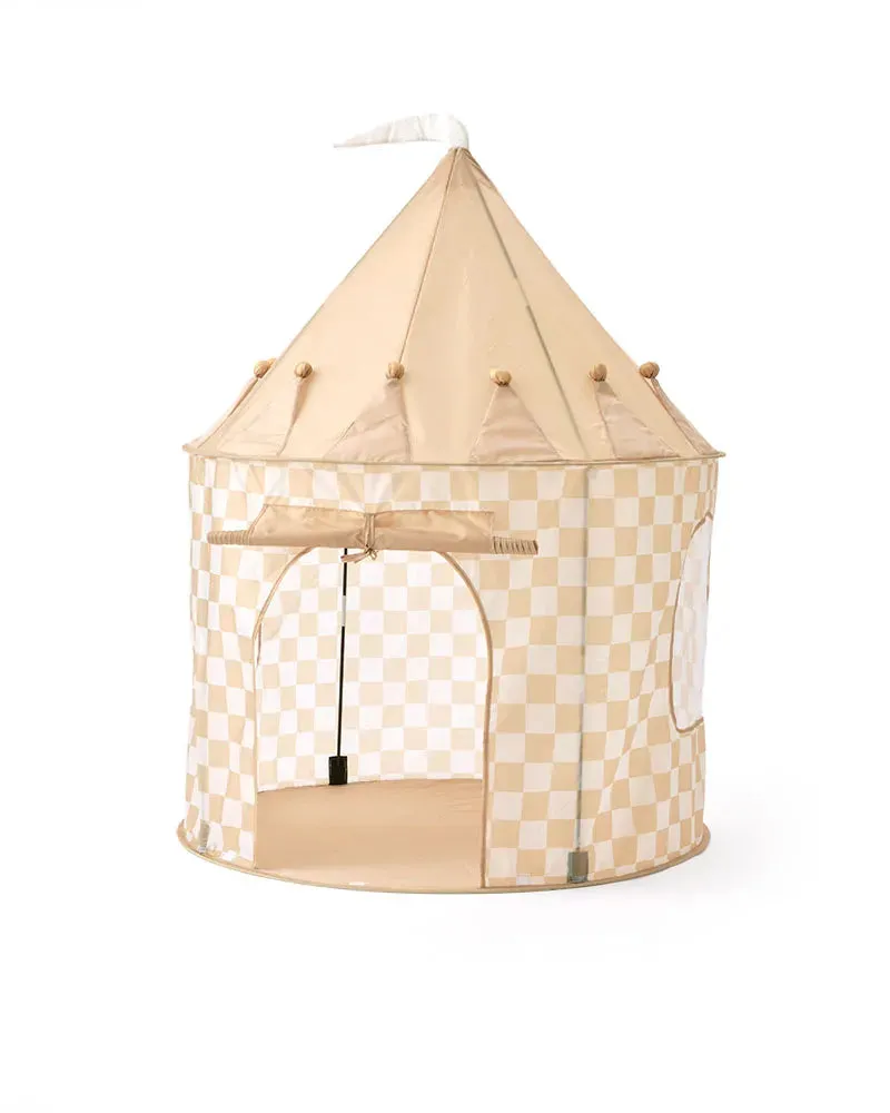 Kids Concept, Yellow Check Tent