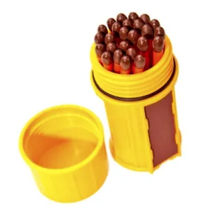 Match Container w-25 Matches - Yellow