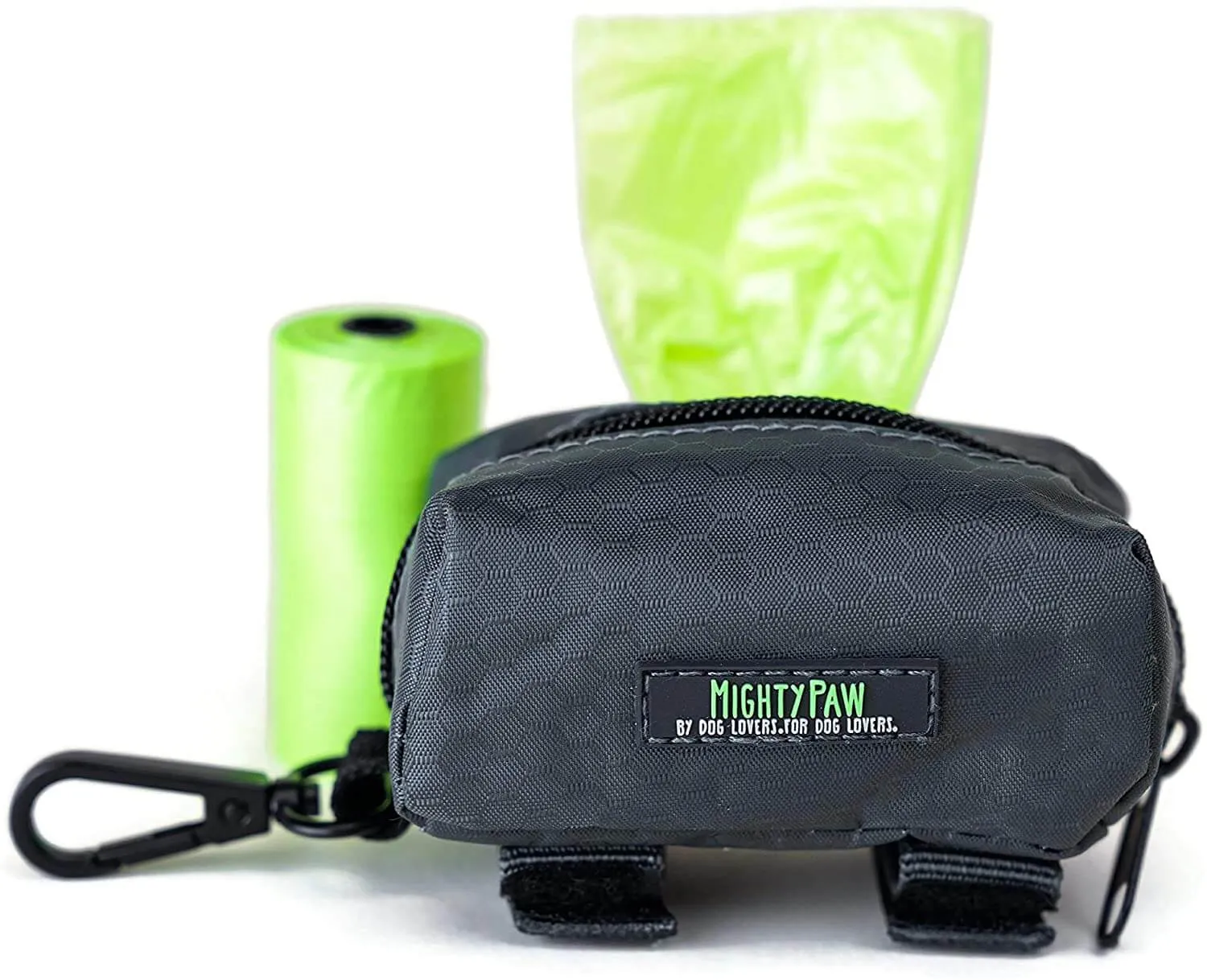 Mighty Paw Weatherproof Poop Bag Holder with Zippered Pouch