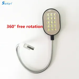 Portable USB Powerful Rechargerable Flashlight Rotation And Flexible LED Lamp USB Charger LED Flashlight Torch For Work