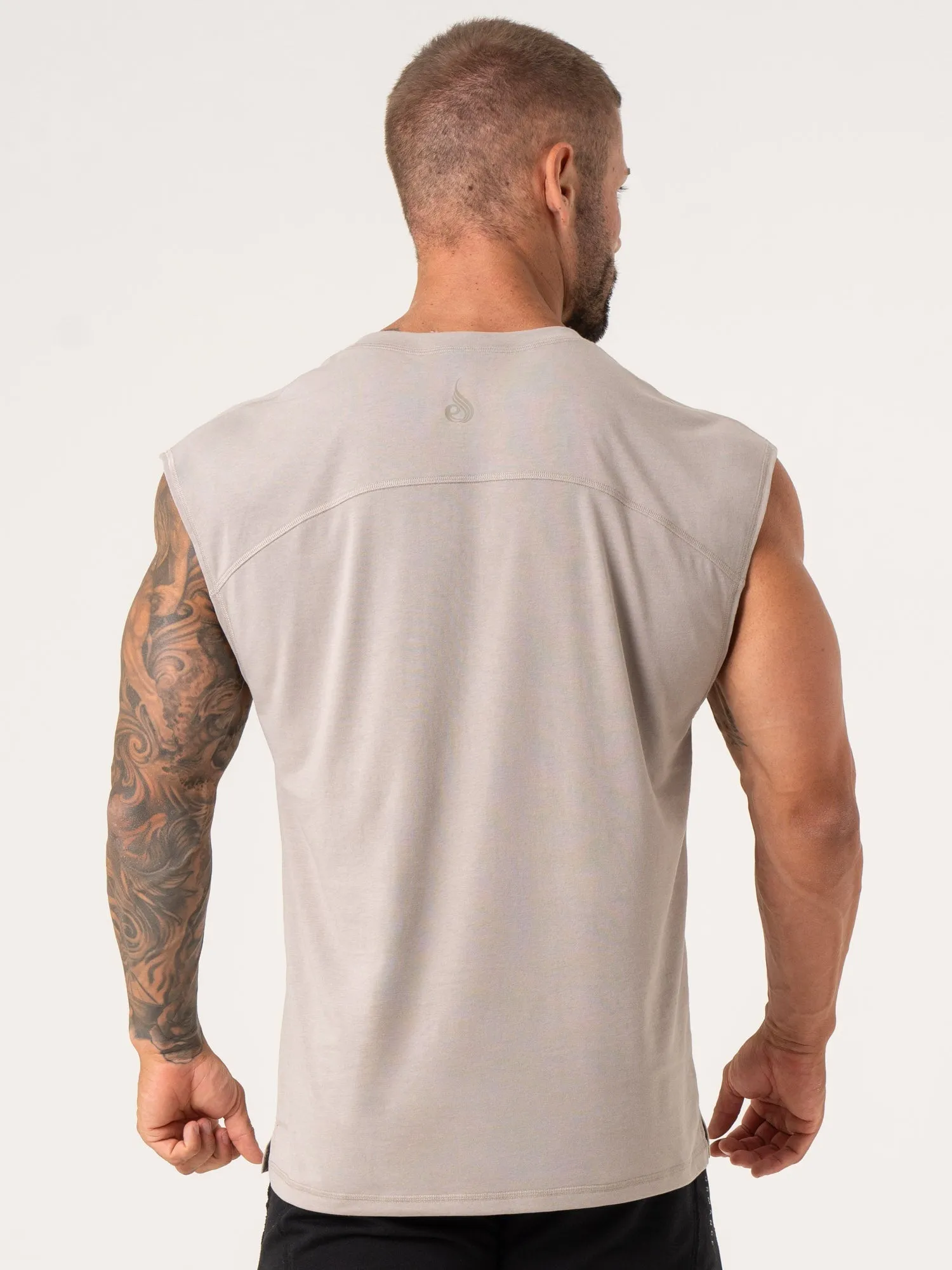 Pursuit Muscle Tank - Taupe