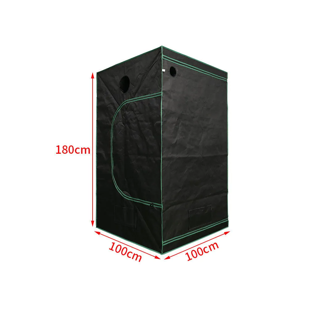 Reflective Mylar Hydroponic Grow Tent with Observation Window Indoor Plant Growing