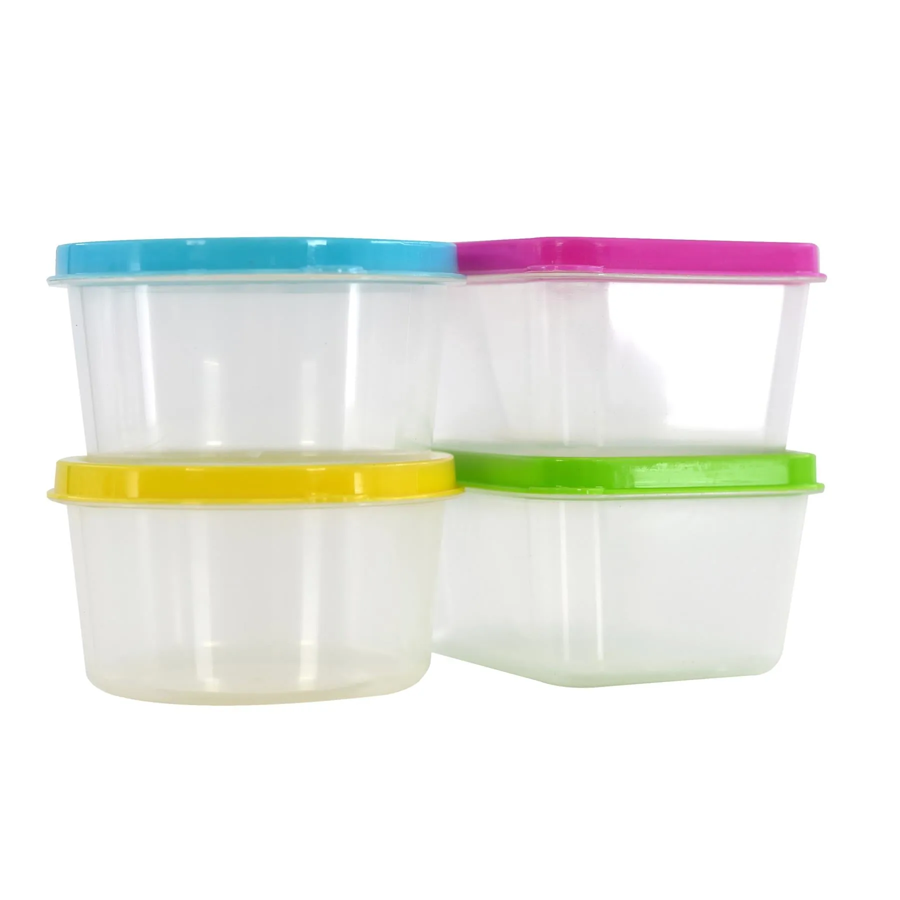 Set of 4 Mini Food Storage Containers with Lids