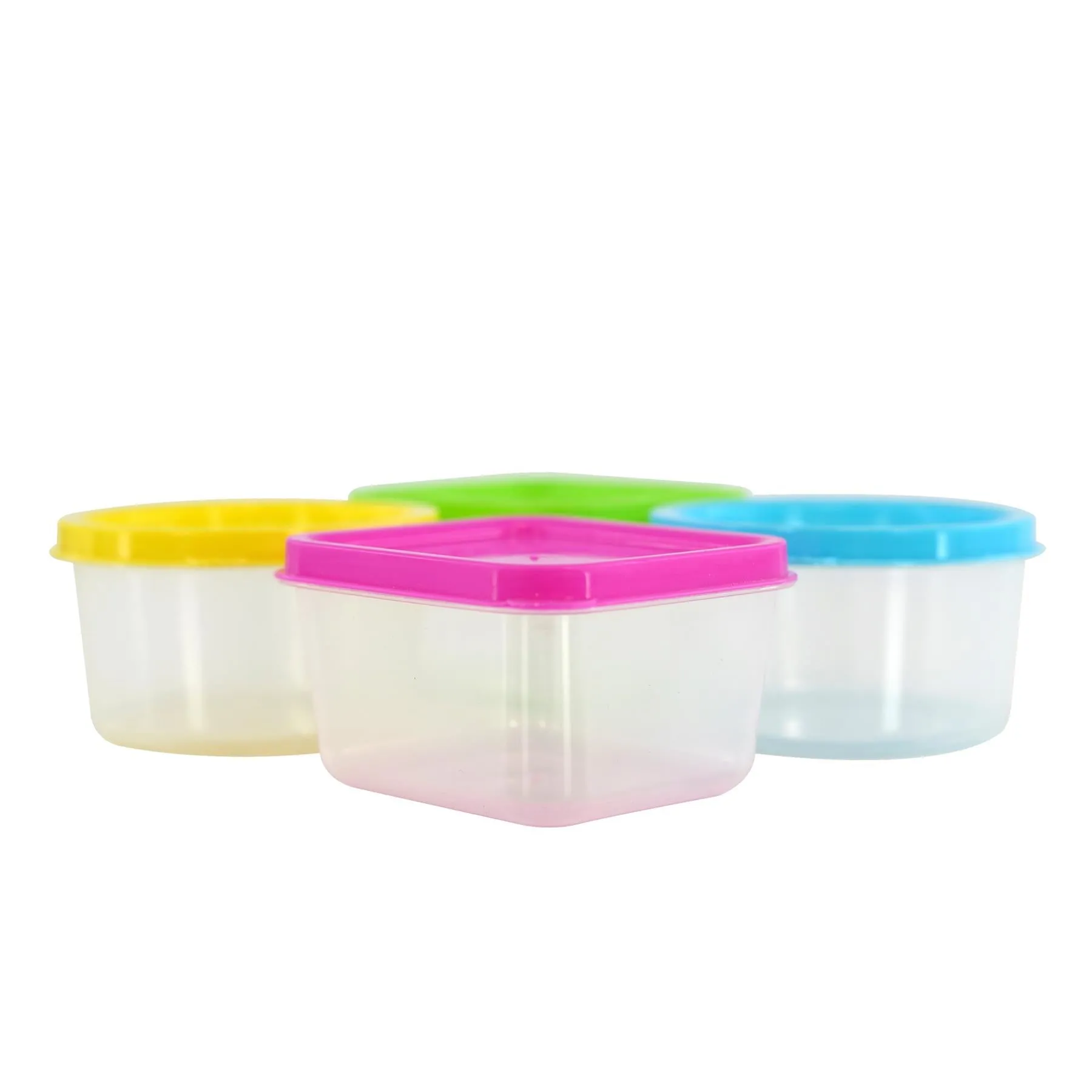 Set of 4 Mini Food Storage Containers with Lids