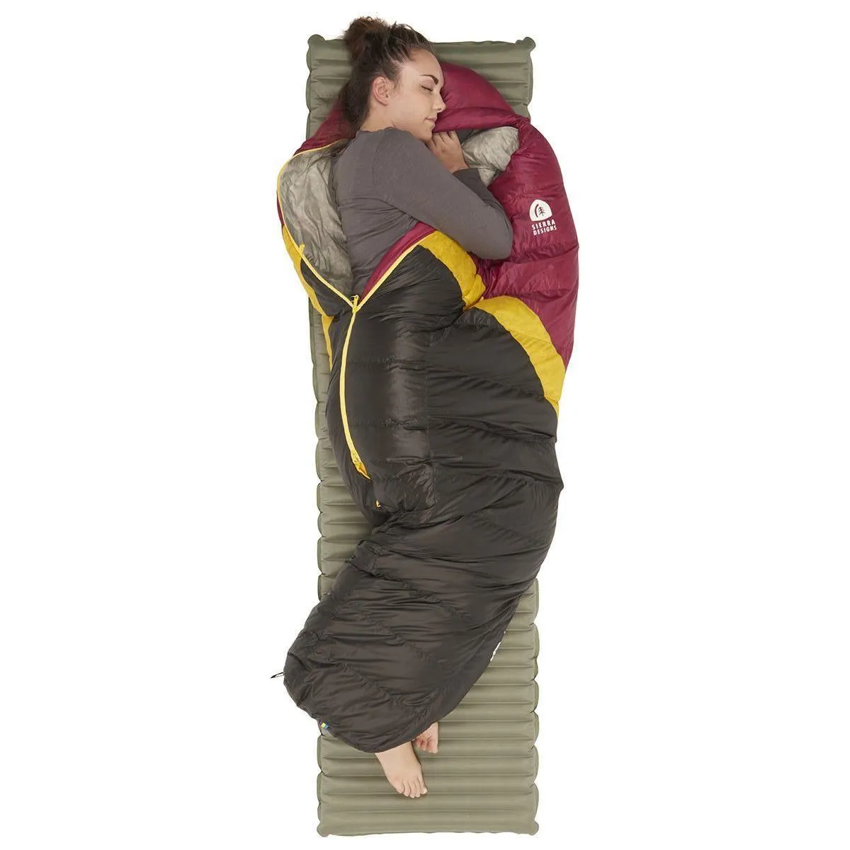 Sierra Designs Women's Nitro 800F 20° Degree Down Sleeping Bag - Sangria