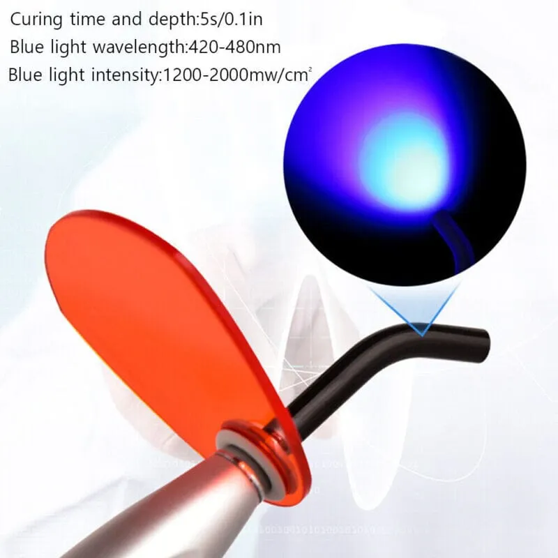 SMAXPro™ Dental LED Curing Light: 2000mw 5W Lamp, Resin Cure Tool