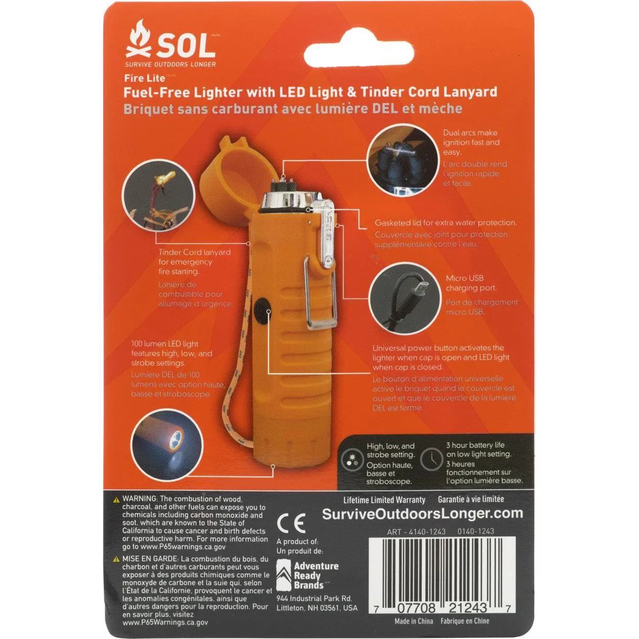 SOL Fire Lite Fuel-Free Lighter