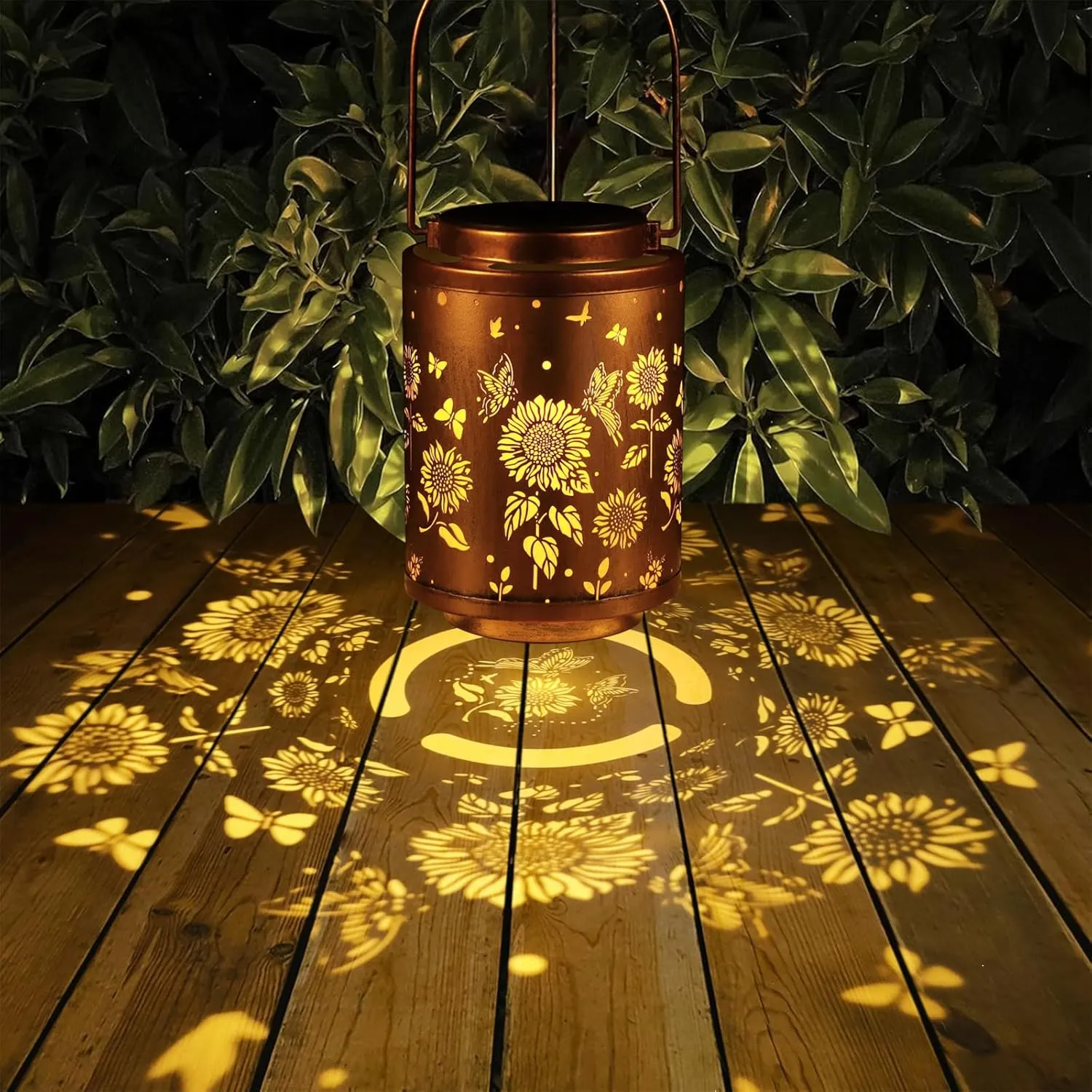 Solar Lanterns with LED Lights – Waterproof Garden Decor for Patio, Yard & Pathway – Christmas Gifts