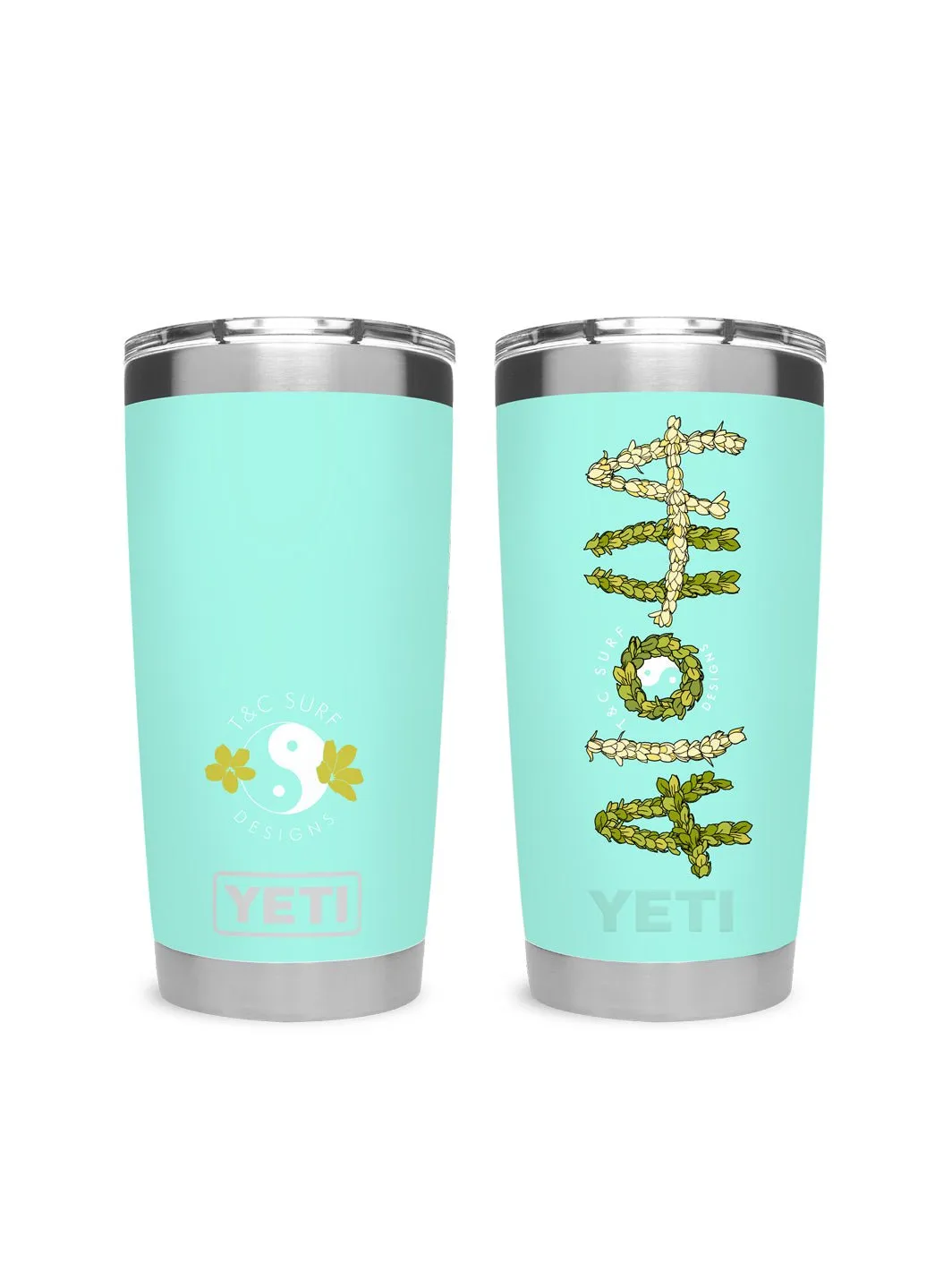 T&C Surf 20 oz Pikake Pakala Tumbler Yeti