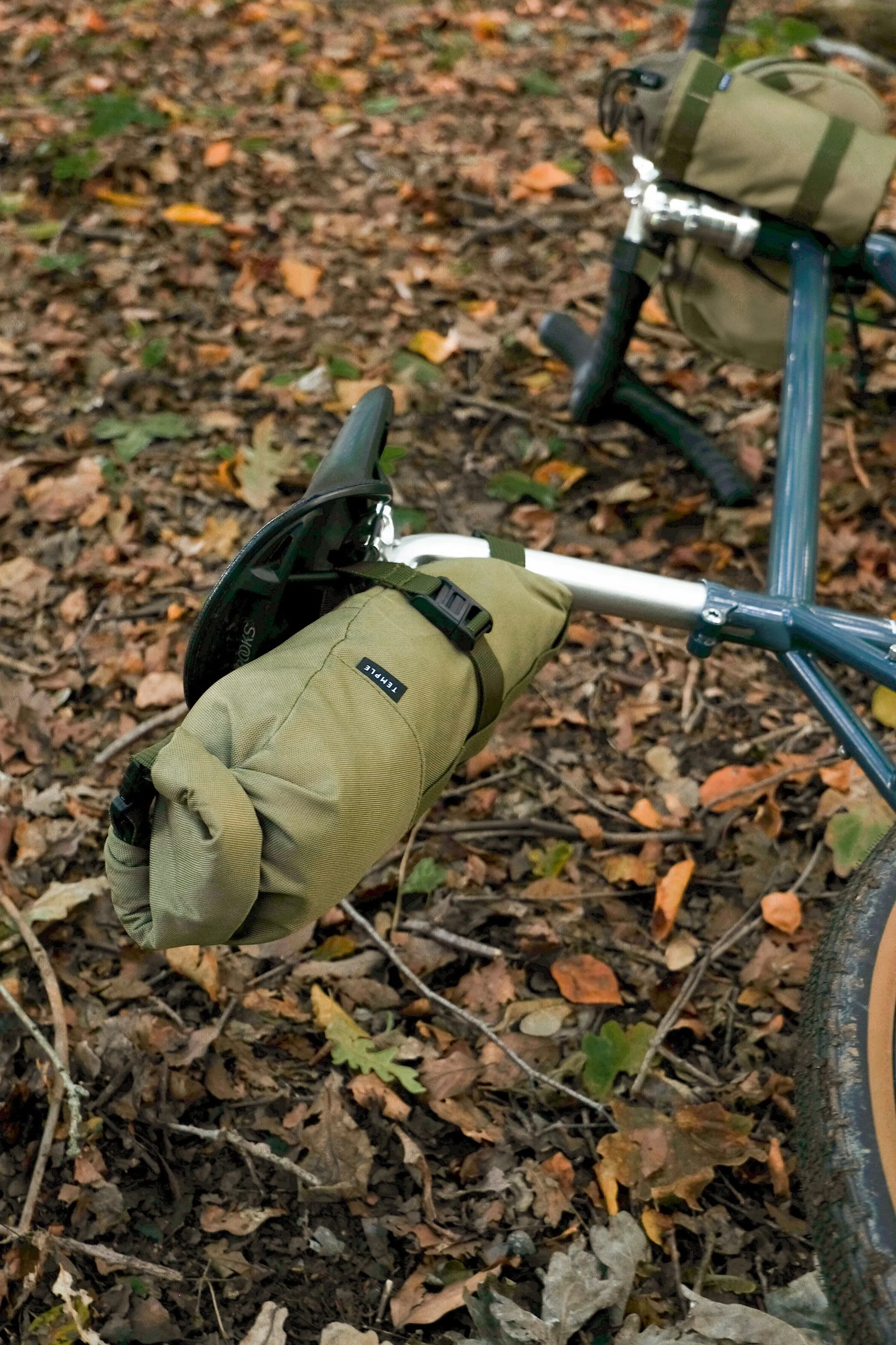 Temple Saddle Bag Olive Green