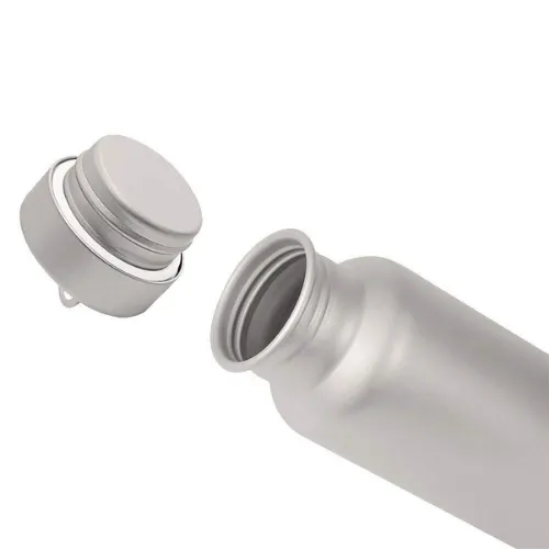 Titanium 800ml Screw Top Clip Bottle by SilverAnt