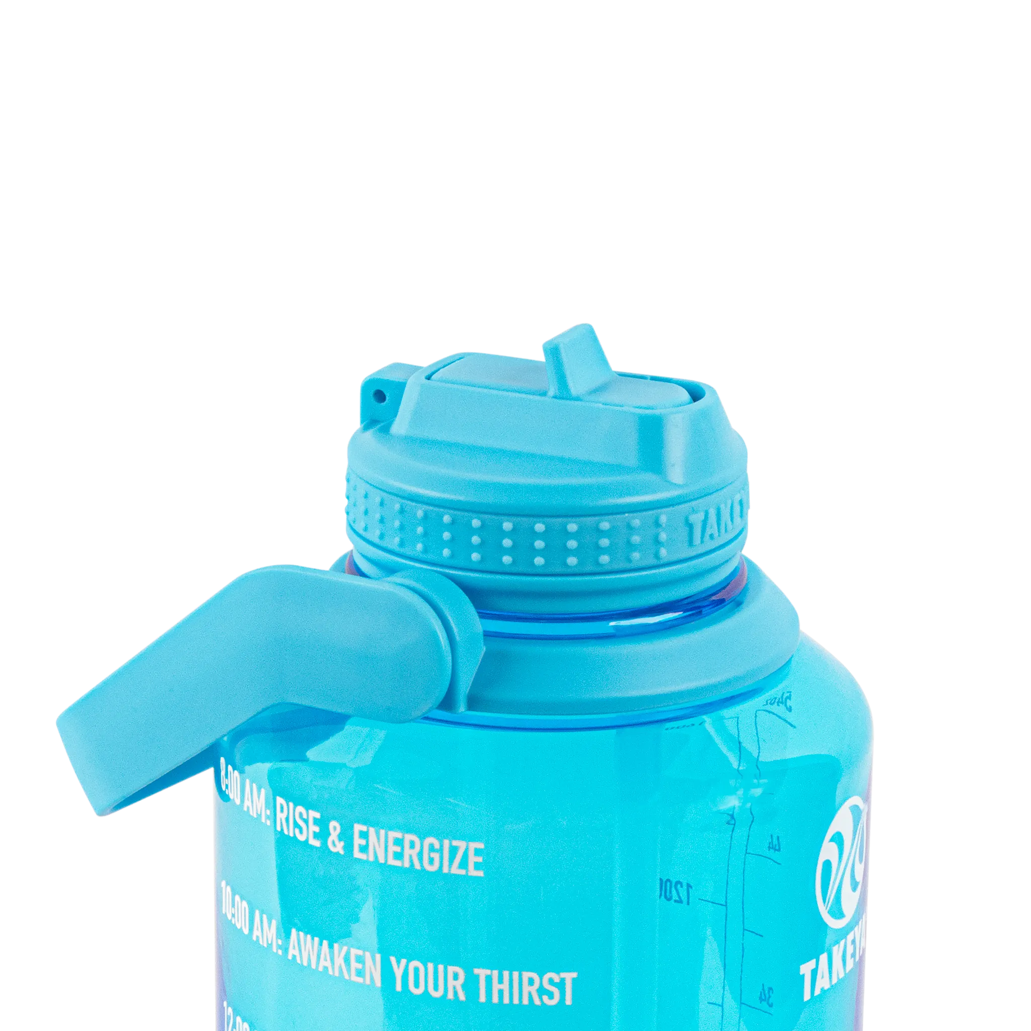 Tritan Motivational Water Bottle with Straw Lid