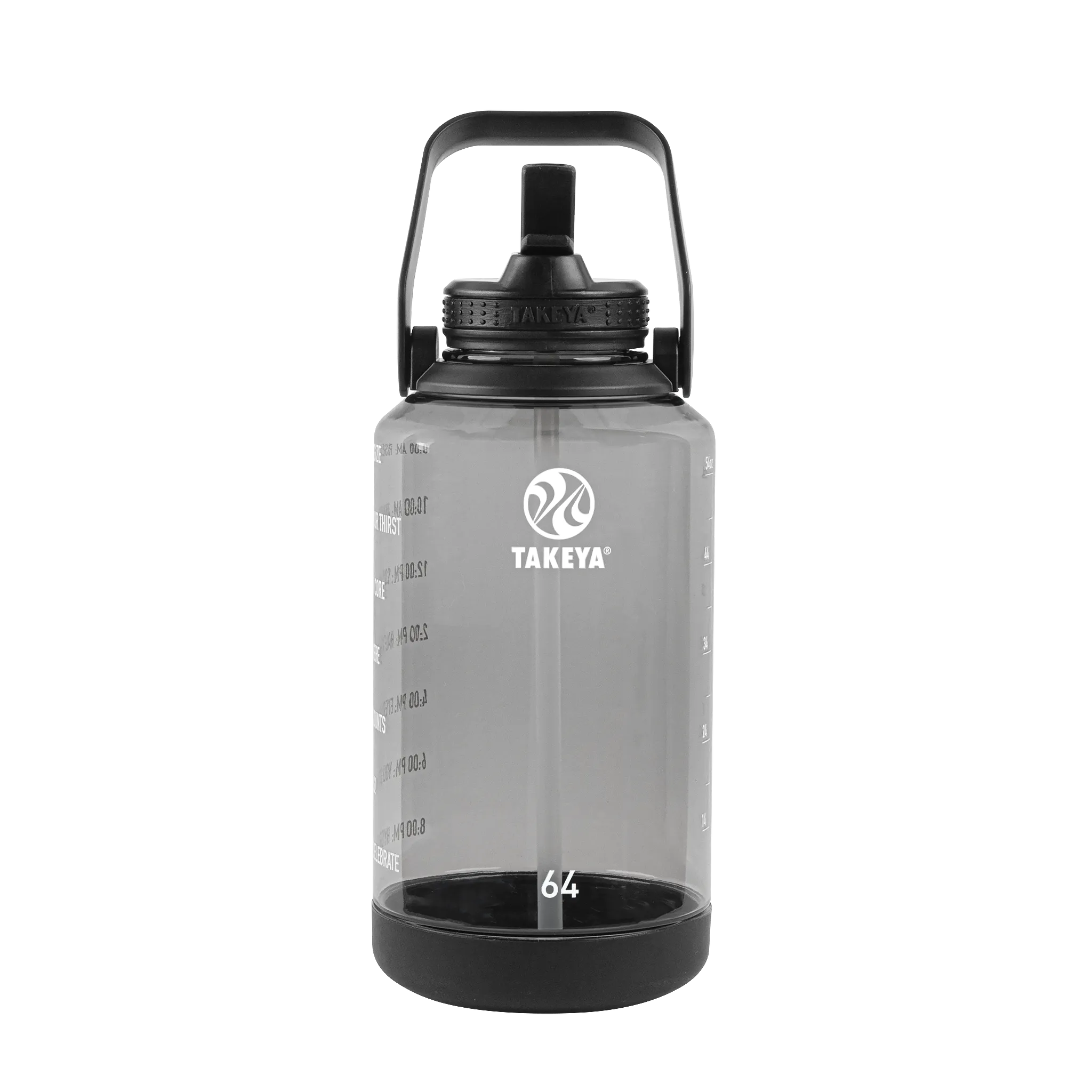 Tritan Motivational Water Bottle with Straw Lid