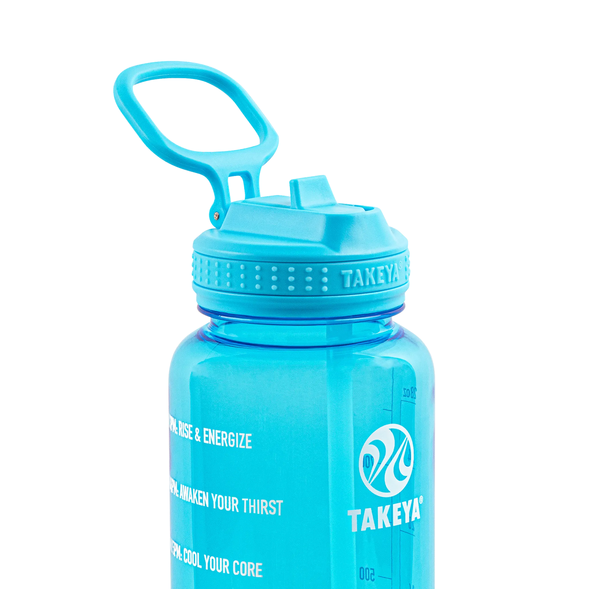 Tritan Motivational Water Bottle with Straw Lid