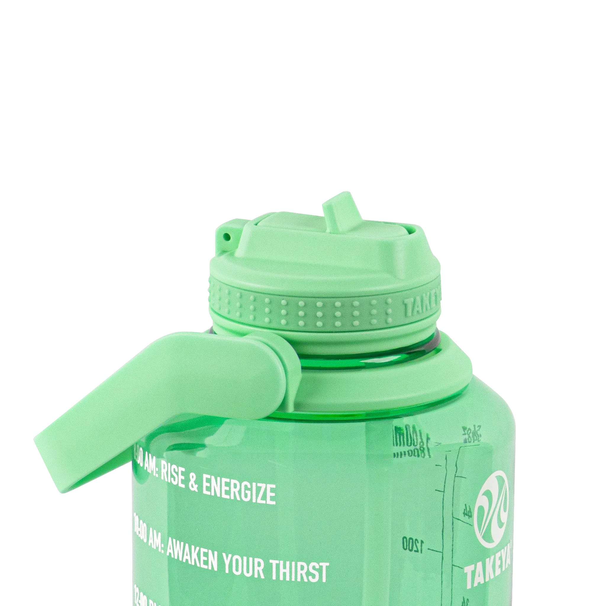 Tritan Motivational Water Bottle with Straw Lid