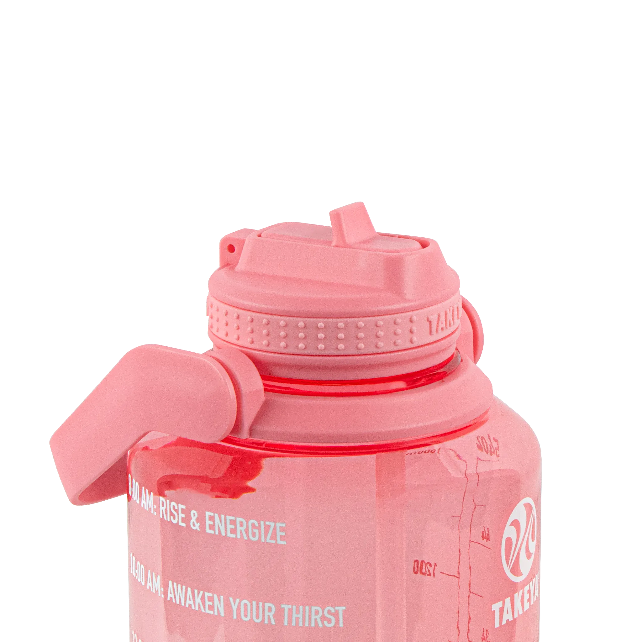 Tritan Motivational Water Bottle with Straw Lid