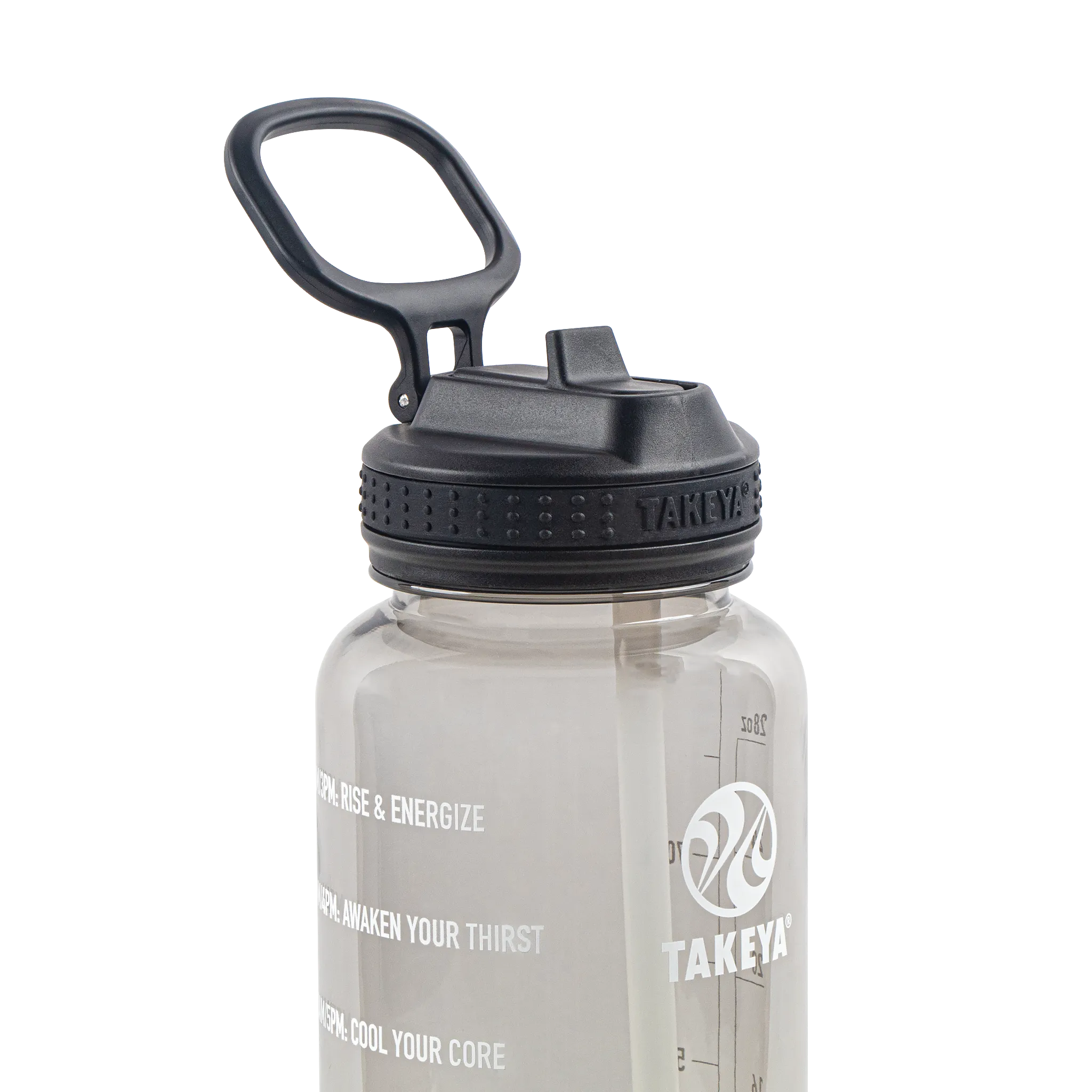 Tritan Motivational Water Bottle with Straw Lid