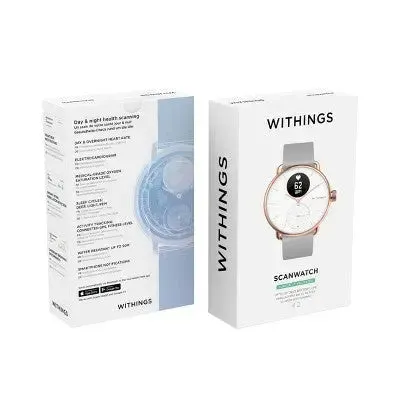 Withings Scanwatch 38mm - Rose Gold/White